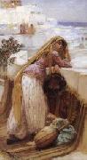 Arab or Arabic people and life. Orientalism oil paintings 338